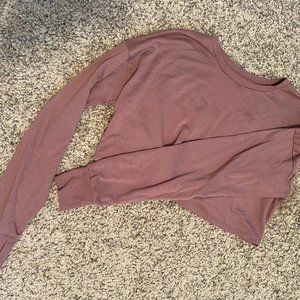 Dusty rose crop top